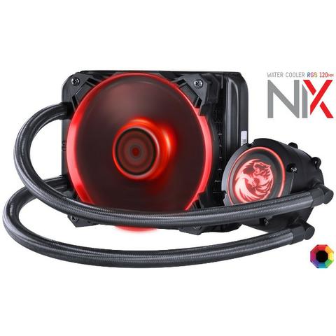 Water Cooler Pcyes Nix 120mm Mangueiras De Nylon E Led Rgb