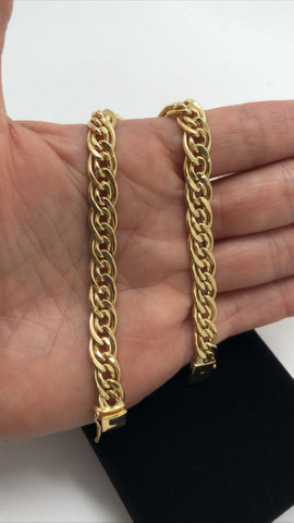 PULSEIRAS MASCULINAS OURO 18 K PASSAMOS CARTÃO EM 10 X SEM JUROS - Foto 4