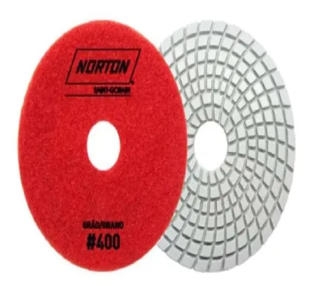 Lixa Diamantado 100mm G400 Flex Brilho D'agua Norton