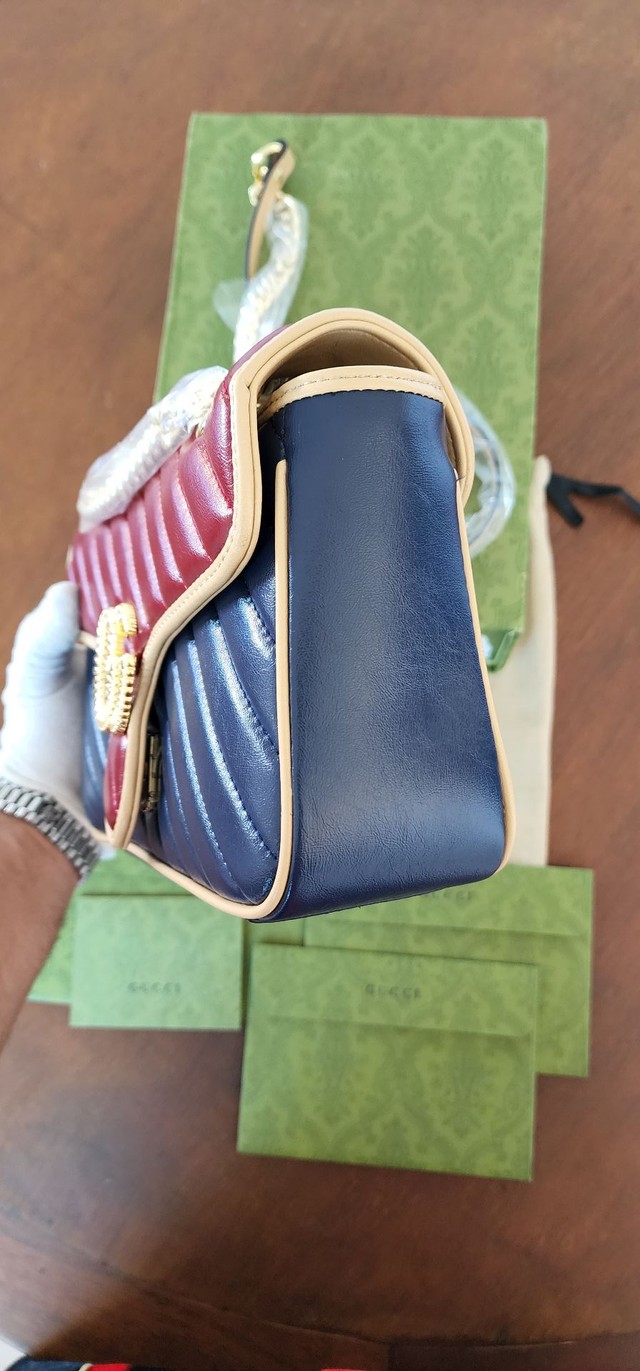 Bolsa Gucci Marmont Matelassê edição especial  - Foto 3