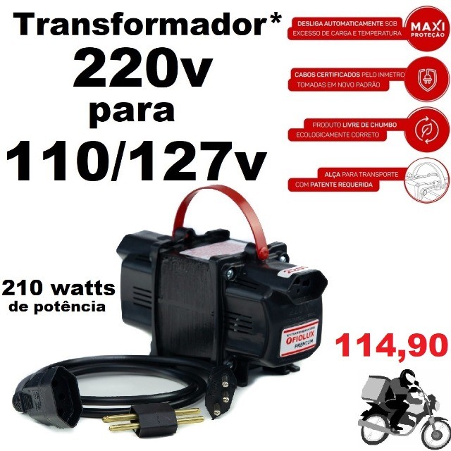 Transformador 210w