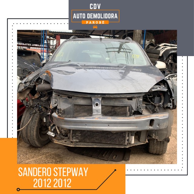 Sucata Renault Sandero Stepway 2012 disponível para venda de peças - Foto 5