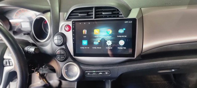 Central multimídia 9 Android Honda Fit - Foto 5