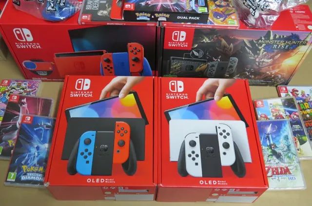 Nintendo Switch Oled Red Mario Edição Especial 64GB Vermelho / Frete Grátis!