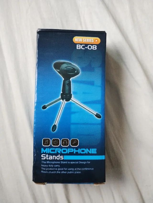Microfone: TriPod, Suporte De Mesa, Portátil, Ajustável Para - Foto 3