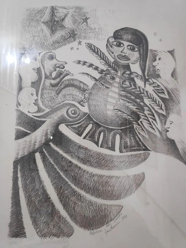 Pintura com grafite