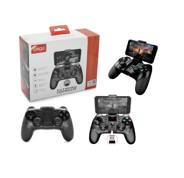 Ipega-PG-9076 Controlador de Jogo Bluetooth, 2.4G Gamepad Sem Fio