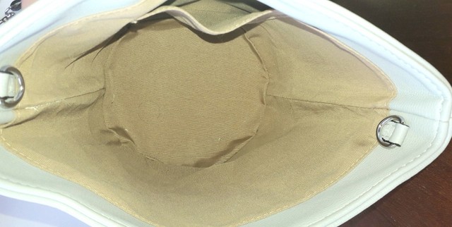 Bolsa Lajut Original Monica Couro Ecologico Azul Claro Novo - Foto 5