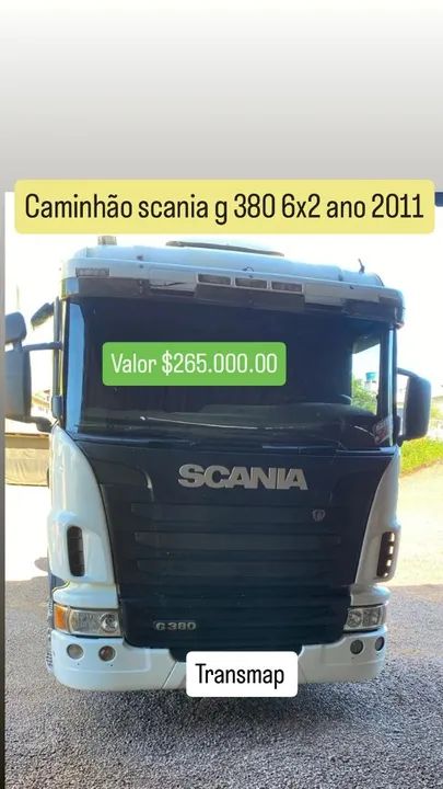 Caminhão Scania G 380 6x2 2011 
