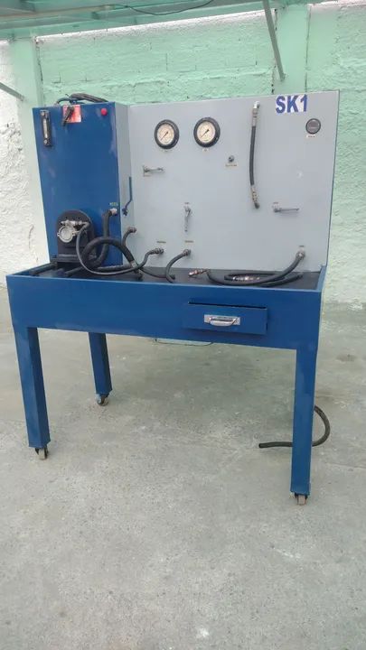 Conjunto bancada de Teste de caixa de direção hidráulica e bomba hidráulica 