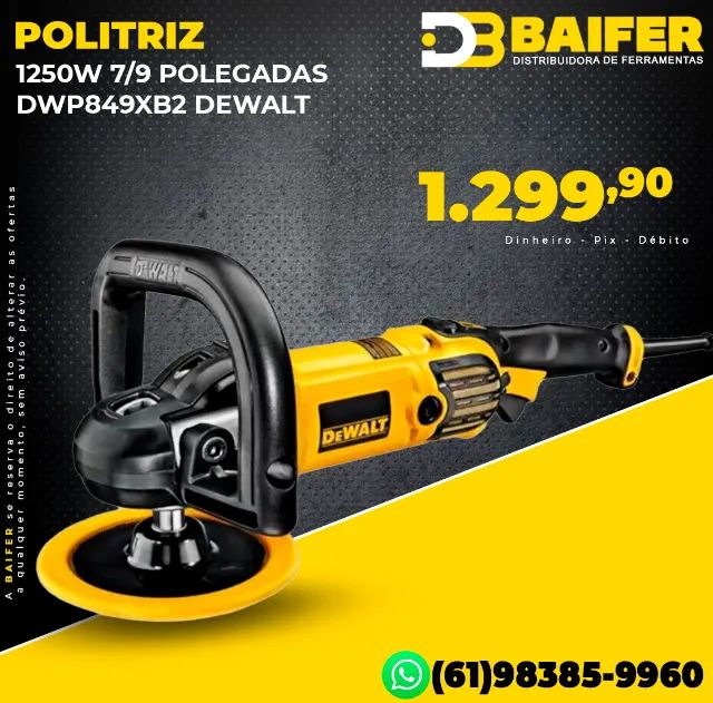 Politriz 1250w 7/9 Polegadas Dwp849xb2 Dewalt