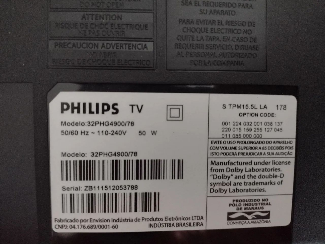 Placas tv Philips 32phg4900 funciona perfeitamente fonte+principal  - Foto 5
