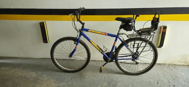Bicicleta 18 Marchas com cadeirinha de criança.  - Foto 4
