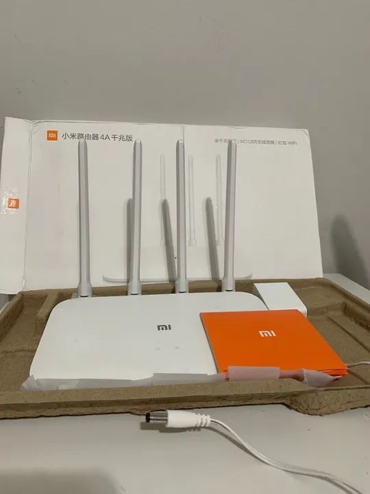 Roteador Xiaomi Mi 4a Branco Dual Band Ac1200 Excelente!! (Usado)