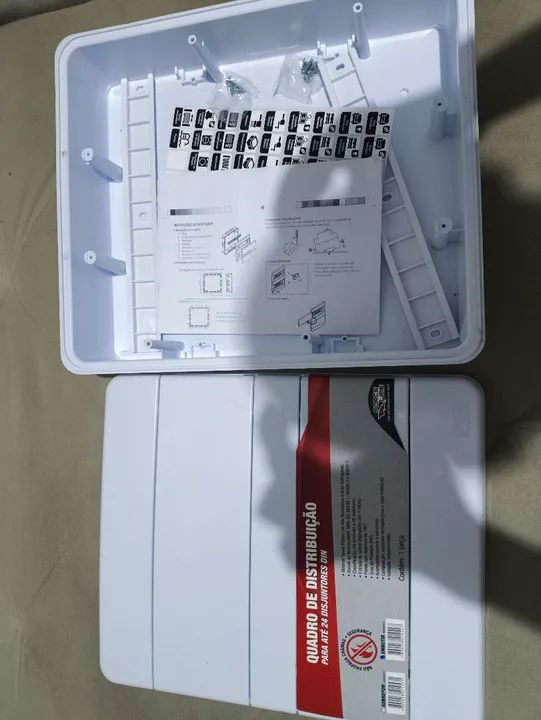 Quadro Distribuição 24 Disjuntores Din Br Embutir Forceline - Foto 2