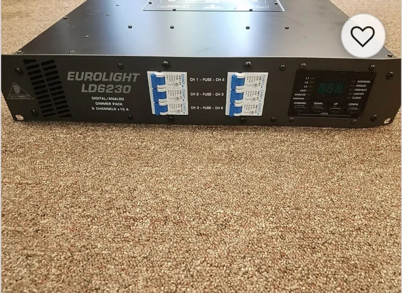 Rack Dimmer Behringer Eurolight Ld6230 - Foto 2
