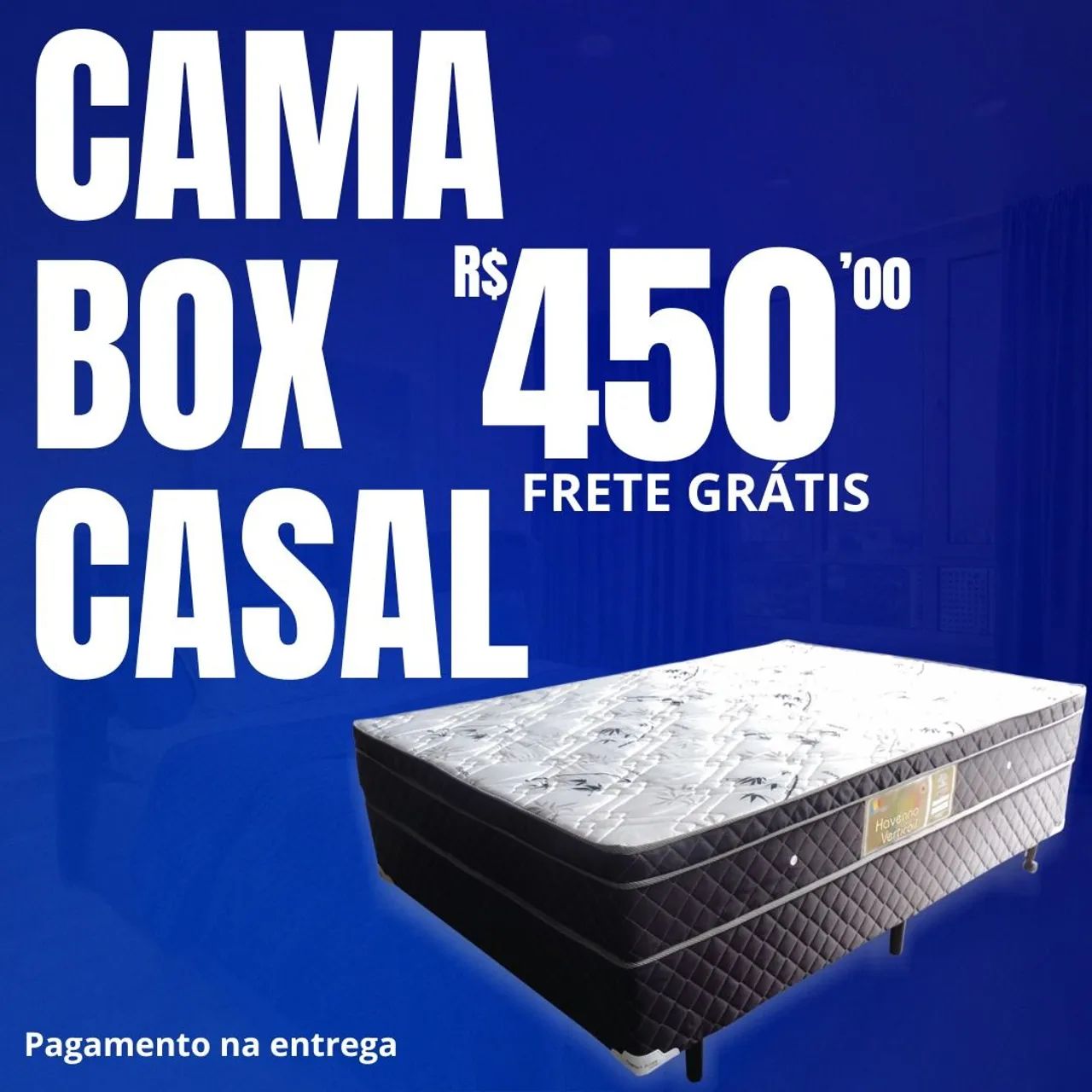 ? CAMAS BOX 399,00, FRETE GRÁTIS, ENTREGA IMEDIATA ? - Foto 2
