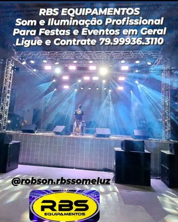 PAINÉL DE LED, SOM , ILUMINAÇÃO,  PALCO, DJS,, ESTRUTURAS  - Foto 2