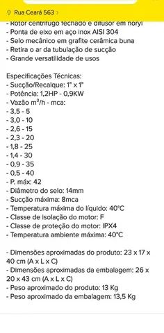 Bomba Lepono auto aspirante XKJJX 900I 7.6A - Foto 6