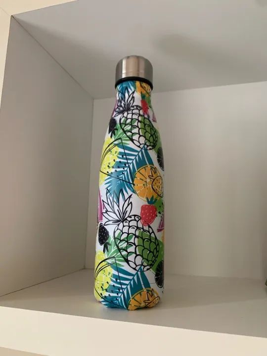 Garrafa de água térmica inox 480ml