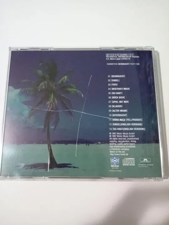 CD Rammstein Sehnsucht raro importado faixas bônus - Foto 4