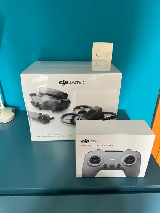 Drone Dji Avata 2 combo flymore 3 baterias Anatel - lacrado - Nota Fiscal  - Foto 5