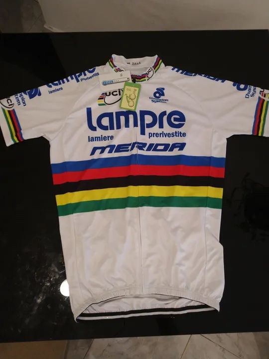 Camiseta de Ciclismo Lampre Merida - Tamanho XXL