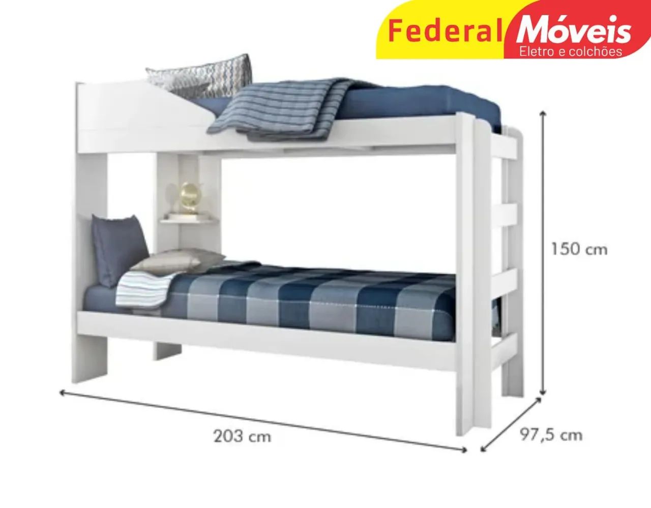 Beliche Infantil em MDF c/ Escadas Pronta Entrega - Peça já a Sua! - Foto 2