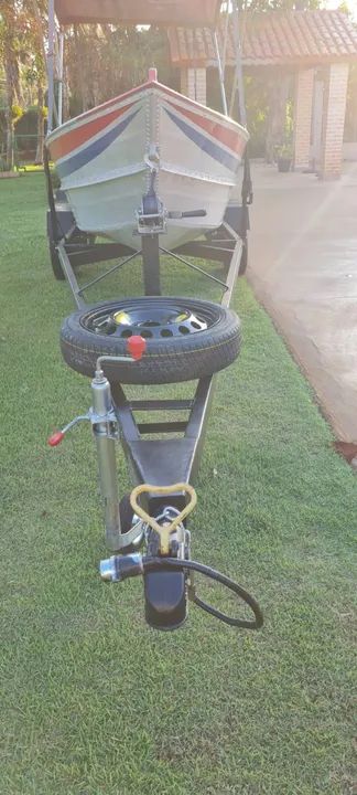 Barco 5m - Motor 35 HP - Carreta rodoviária - Foto 11