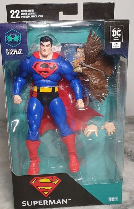 Superman mcfarlane original Lacrado our worlds at war 