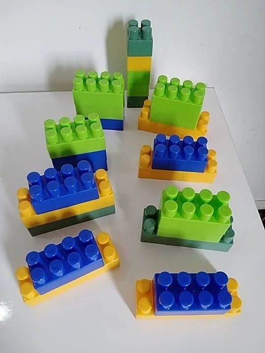 BLOCOS + ARGOLAS DIVERSAS DE BRINQUEDO - Foto 4