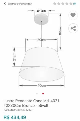 Lustre pendente teto  - Foto 3