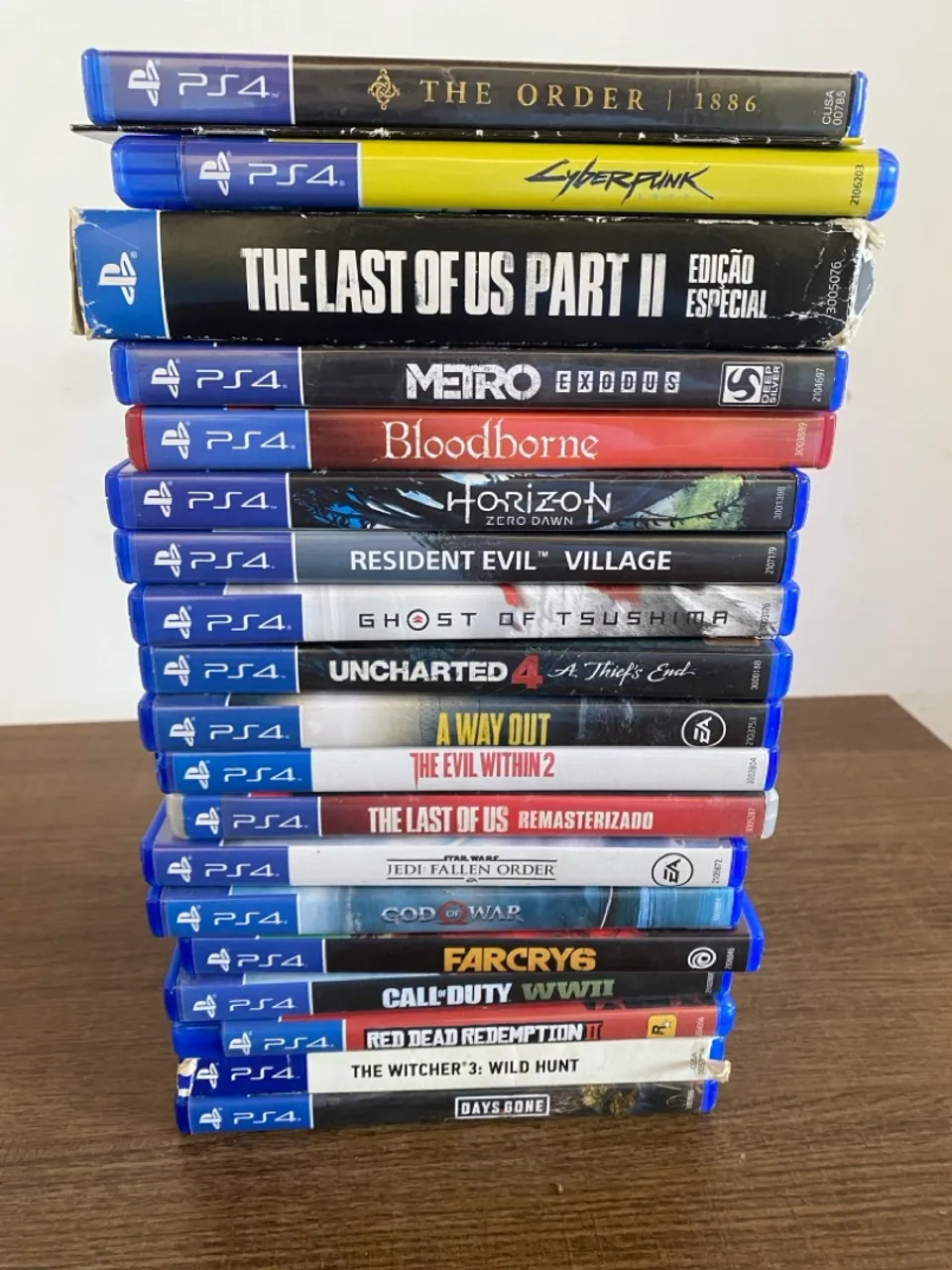 Coleção de Jogos PS4 - Diversos Títulos