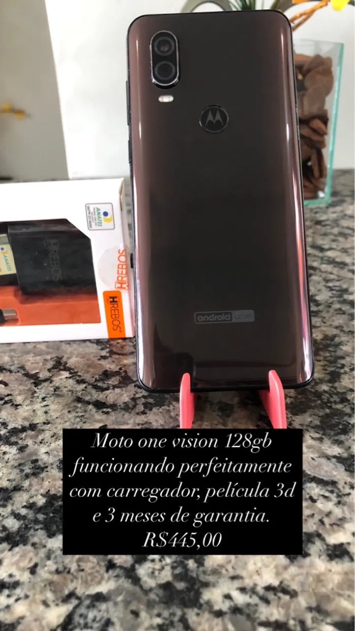 Motorola moto one vision 128gb seminovo