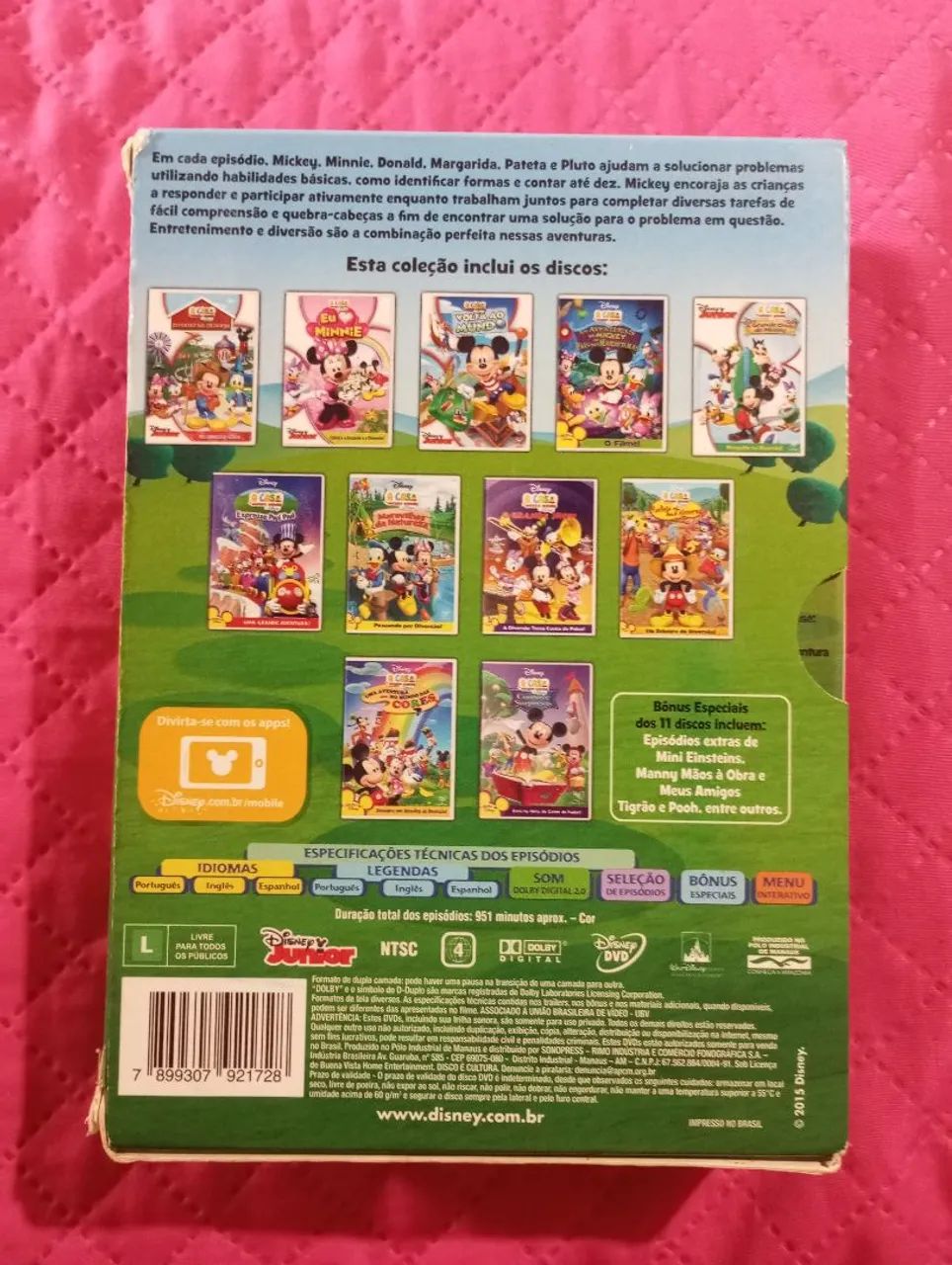 Box coleção DVD 'A casa do Mickey Mouse' 11 discos - Foto 2