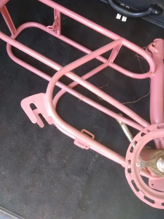 Quadro Monark Monareta aro 14 de Bicicleta Infantil Rosa - Foto 2