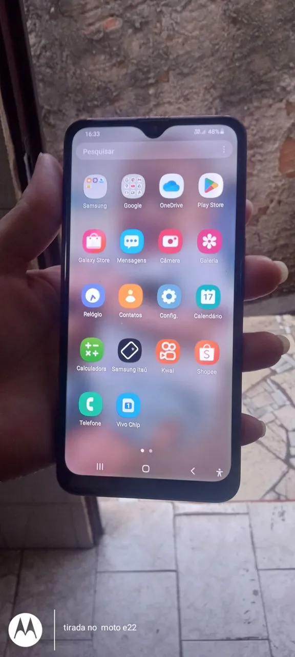 Samsung Galaxy A10s - SEM CARREGADOR