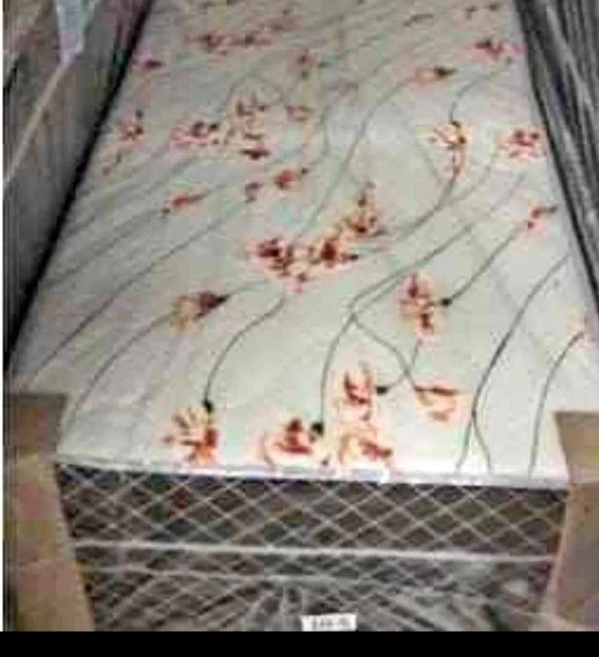 Cama Box solteiro com Estampa Floral