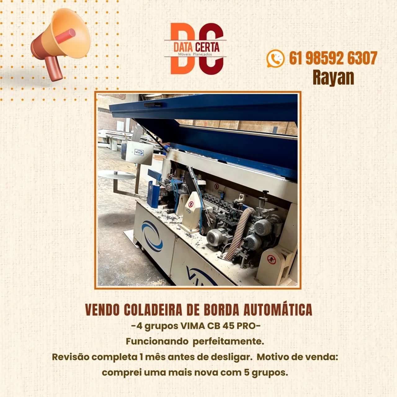 Coladeira de borda VIMA CB 45 PRO. 4 grupos - Foto 2