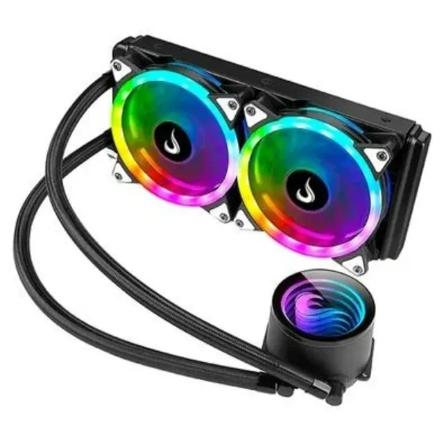 Water Cooler 240mm Rise Mode, AMD e Intel, ARGB, Preto