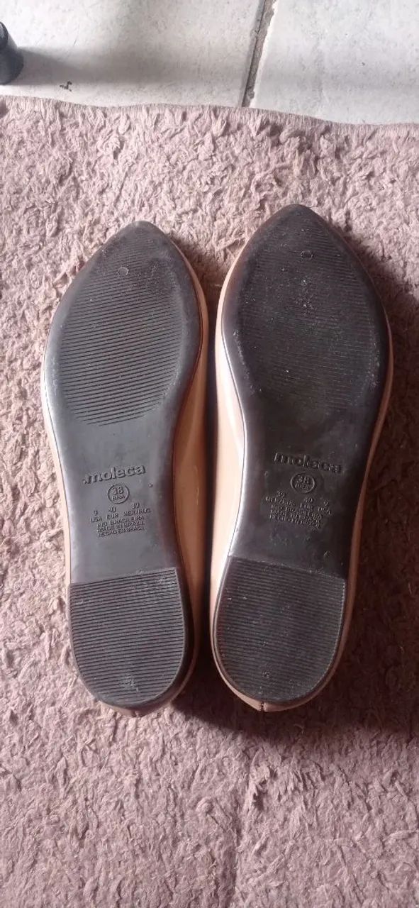 Sapatilha Moleca Bege - Foto 3