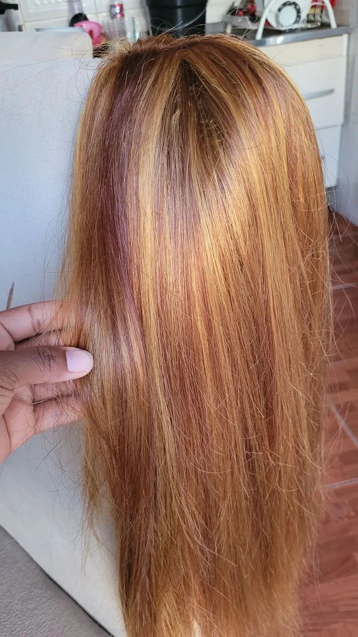Peruca tipo cabelo humano  - Foto 2