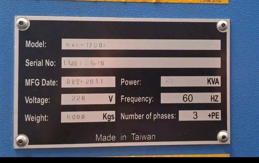 FRESADORA CNC VEKER MVK1700F - Foto 3