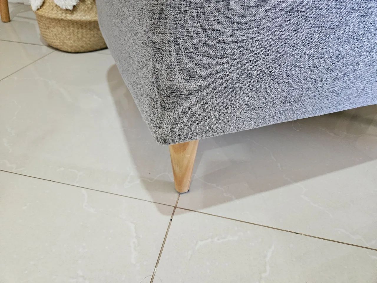 Puff em linho  - Foto 3