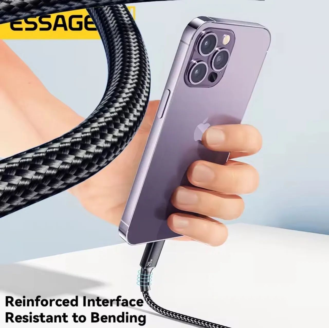 Cabo USB-C para iPhone 29W - Carregamento Rápido, NOVO - Foto 2