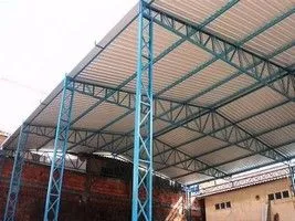 Estrutura treliçada para galpão