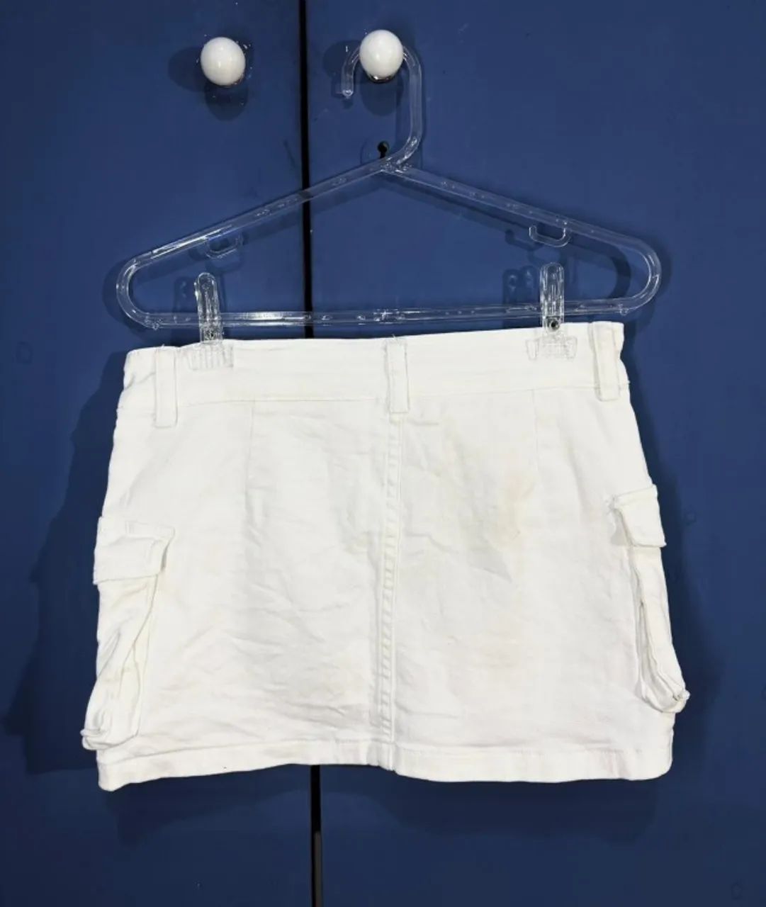 Mini Saia Jeans Cargo Shein - M - Foto 2