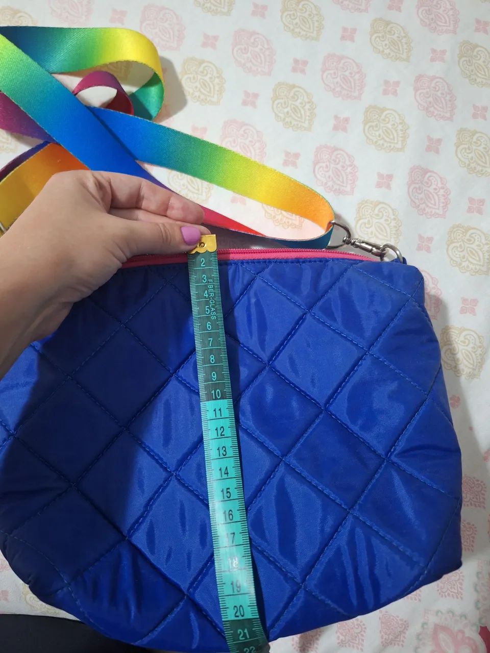 Bolsa/necessaire artesanal - Foto 3