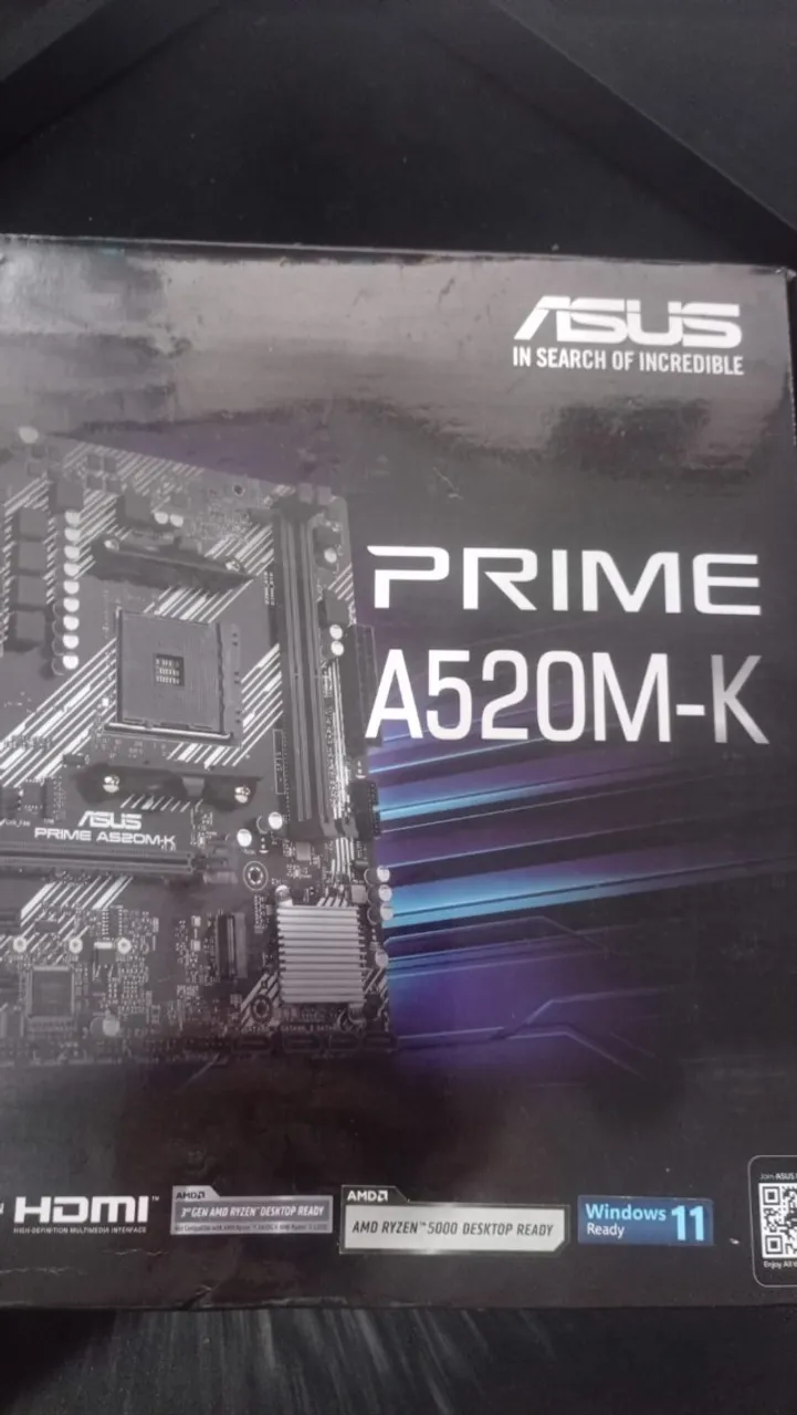 Placa mãe Asus A520M-K
