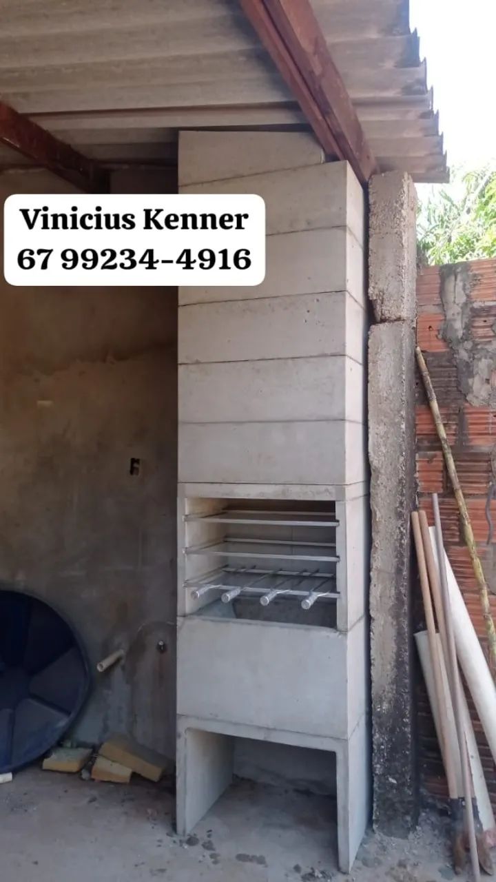CHURRASQUEIRA QUADRADA COM PREÇO DE FÁBRICA E INSTALAÇÃO DE PRESENTE!!! - Foto 4